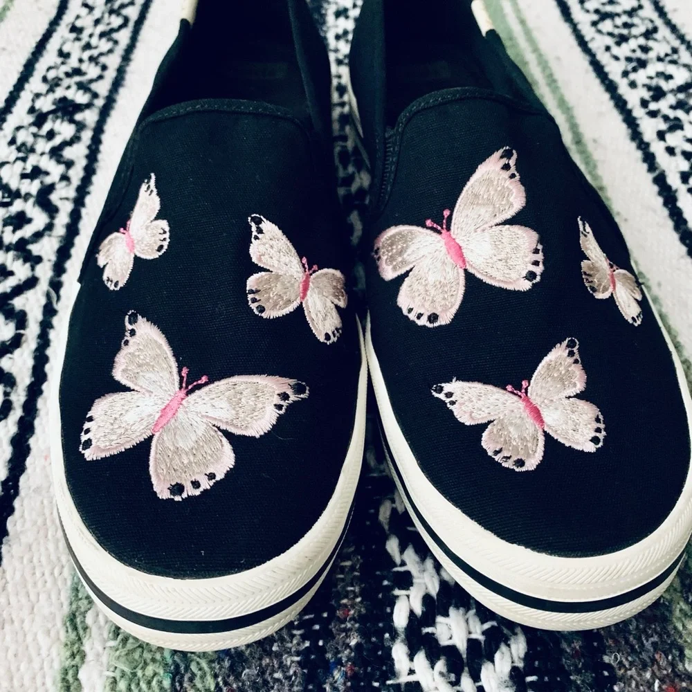 Keds X Kate Spade butterfly 🦋 slip on shoes - Picture 4 of 7